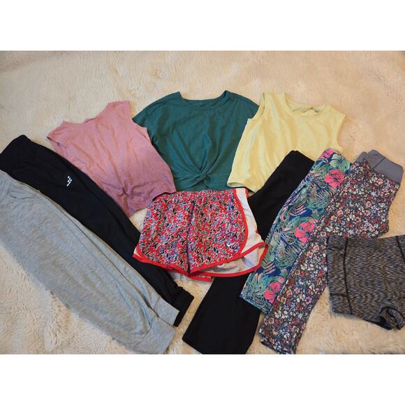 Girls Size M (8) Lot of Active Athletic clothes  bundle - Picture 1 of 9